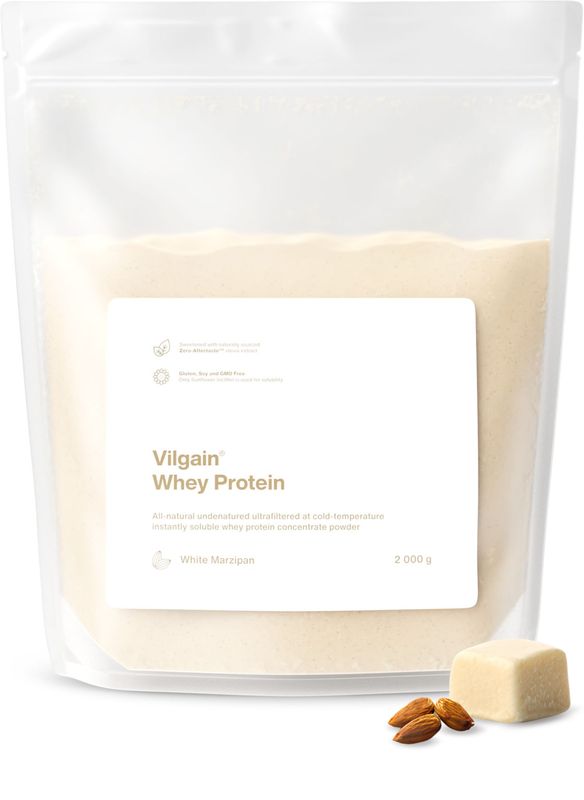 Vilgain Whey Protein Bílý marcipán 2000 g Obrázek