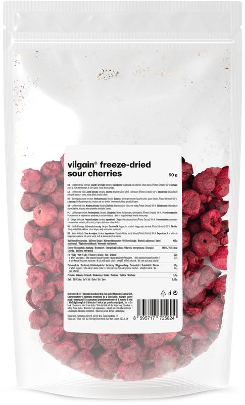 Levně Vilgain Višně lyofilizované – 50 g