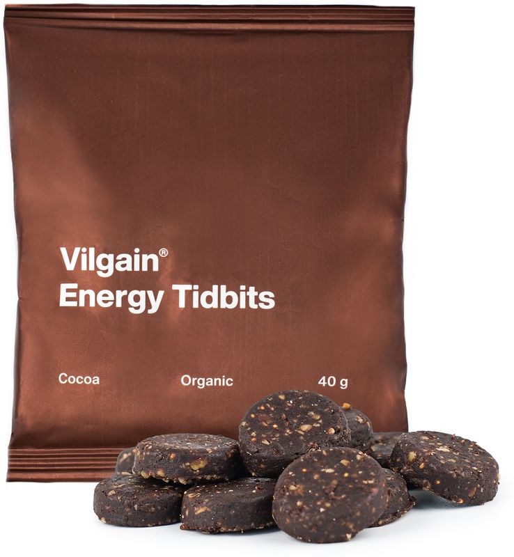 Vilgain Energy Tidbits BIO kakao 40 g Obrázek