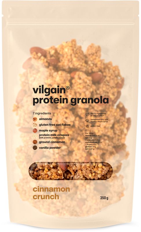 Vilgain Protein Granola křupavá skořice 350 g Obrázek