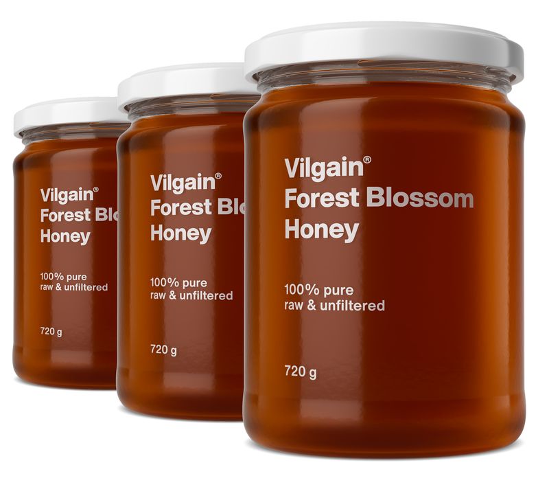 Levně Vilgain Lesní med – 3× 720 g