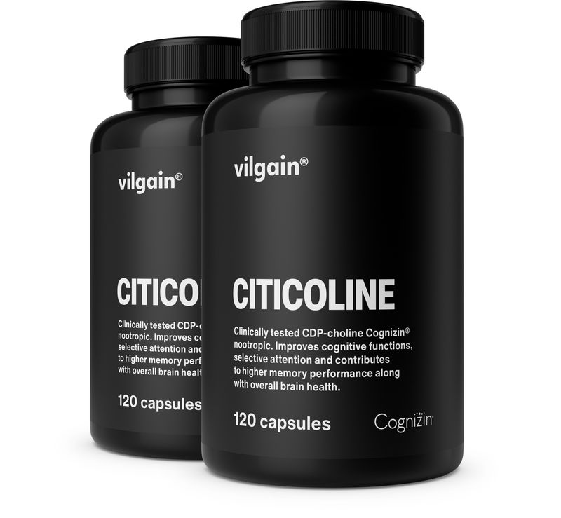Vilgain Citikolin Cognizin – 2× 120 kapslí