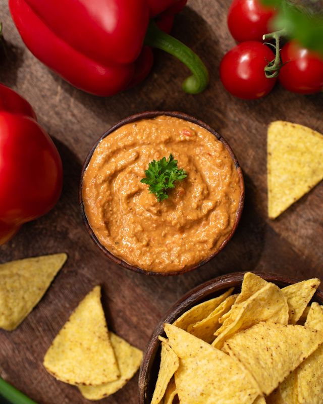 Vilgain Dip z pečených červených paprik – 170 g Obrázek