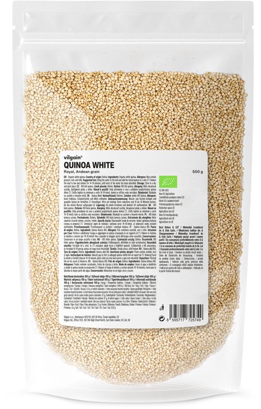 Vilgain Quinoa bílá BIO – 500 g