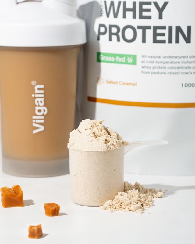 Vilgain Grass-Fed Whey Protein slaný karamel 2000 g Obrázek