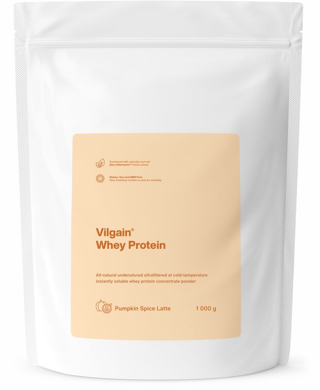 Vilgain Whey Protein Pumpkin Spice Latte 1000 g Obrázek