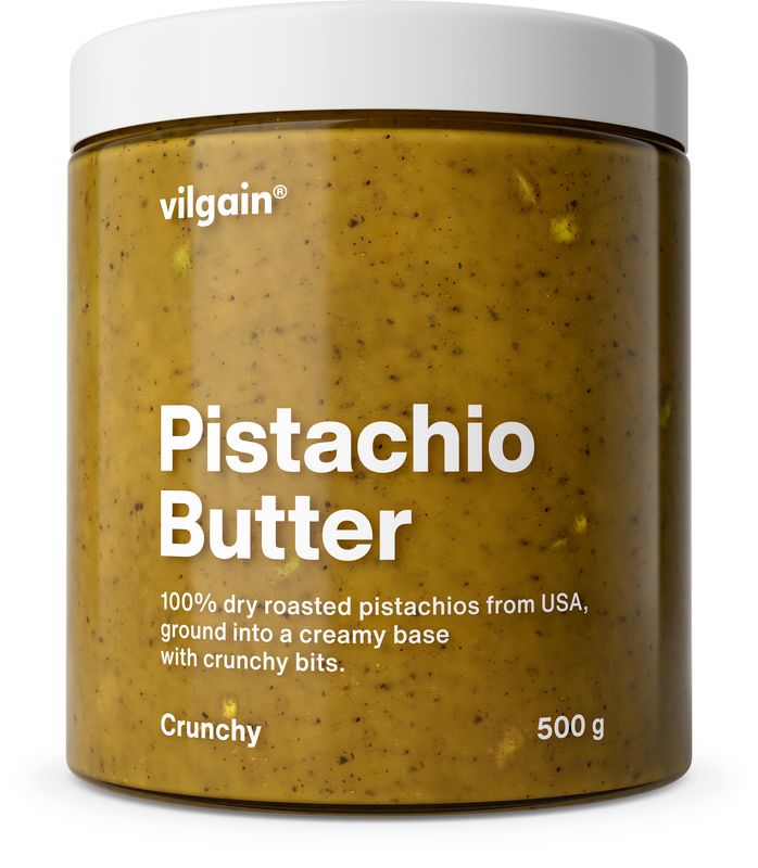 Vilgain 100% Pistáciové máslo –  3× křupavé 500 g