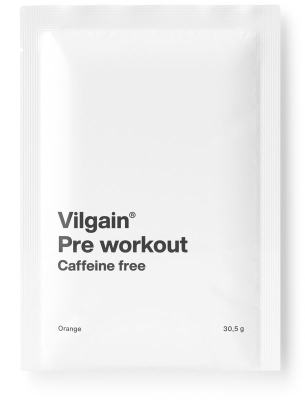 Vilgain Pre-workout bez stimulantů pomeranč 30,5 g Obrázek