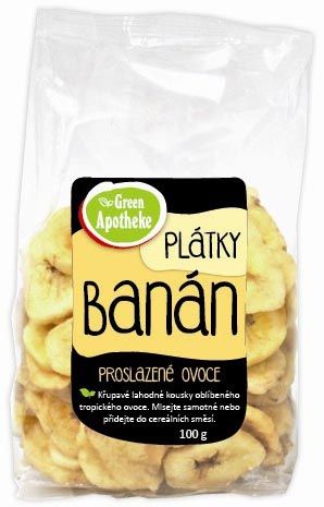 Green Apotheke Banán plátky – 100 g