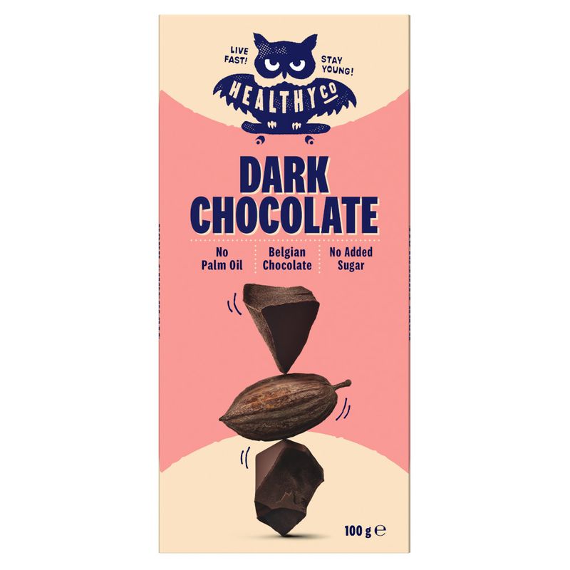 HealthyCo Sugarfree Chocolate – horká čokoláda 100 g