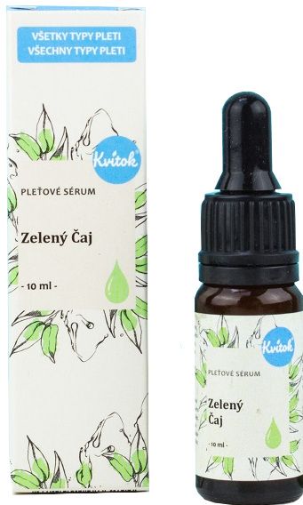 Kvítok Pleťové sérum zelený čaj – 10 ml
