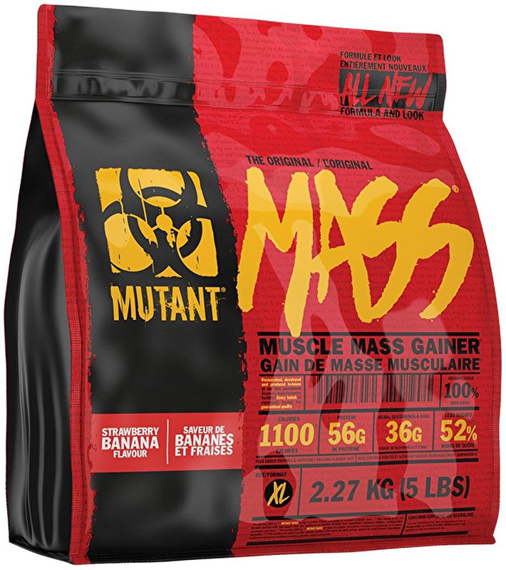 Mutant Mass All New – jahoda/banán 2270 g