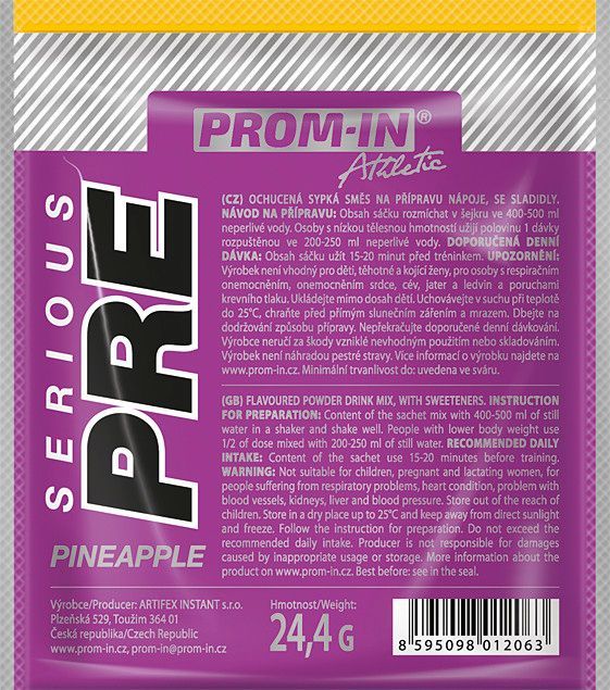 E-shop Prom-IN Serious Pre – ananás 24,4 g