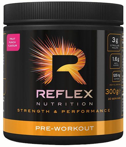 Reflex Nutrition Pre-Workout – ovocný punč 300 g