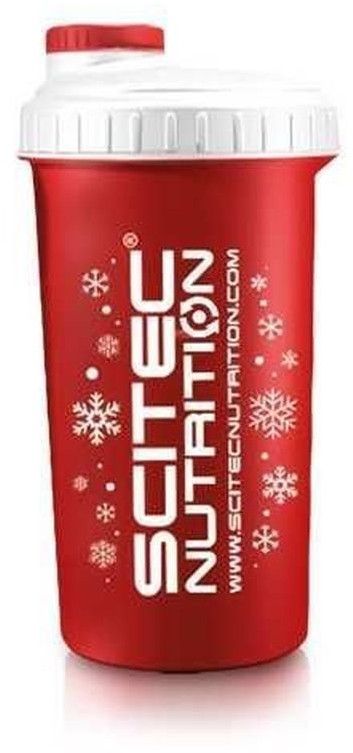 SciTec Nutrition Shaker – červená (vianočná edícia) 700 ml