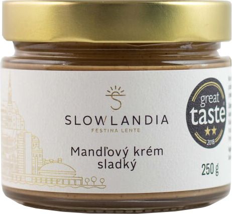 Slowlandia Slowtella krém – mandle 250 g