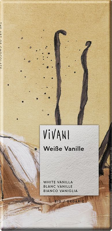 VIVANI Čokoláda BIO – biela čokoláda/vanilka 80 g