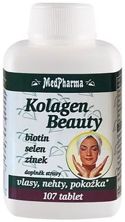 MedPharma Kolagen Beauty biotin, selen, zinek