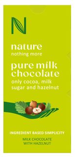 RED Nature Milk chocolate with hazelnut