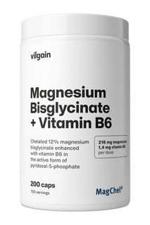 Vilgain Hořčík bisglycinát + Vitamin B6