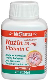 MedPharma Rutin 25 mg + Vitamín C