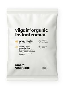 Vilgain Instantní nudlová polévka ramen BIO