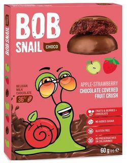 BOB snail Ovocná pochúťka v čokoláde