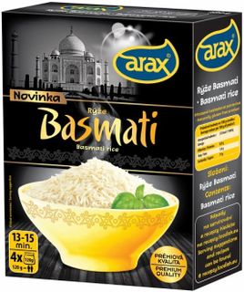 Arax Rýže Basmati bílá varné sáčky