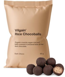 Vilgain Organic Rice Chocoballs