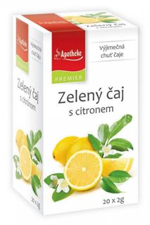 Green Apotheke Čaj PREMIER Zelený s citronem