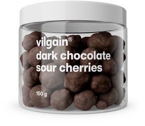 Sauerkirschen in dunkler Schokolade