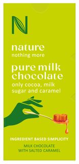 RED Nature Milk chocolate with salted caramel