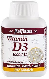 MedPharma Vitamin D3 1000 I.U.