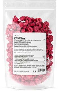 Gefriergetrocknete Himbeeren