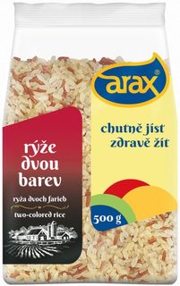 Arax Rýže parboiled dlouhozrnná s červenou rýží