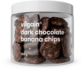Vilgain Banánové plátky v hořké čokoládě