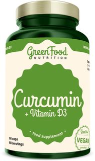 GreenFood Curcumin + Vitamín D3