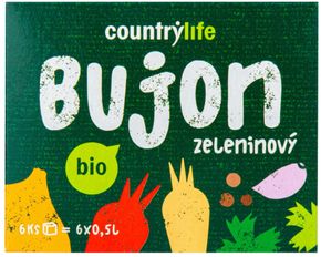 Country Life Bujón zeleninový kocky BIO