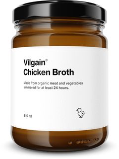 Vilgain Organic Chicken Broth without salt