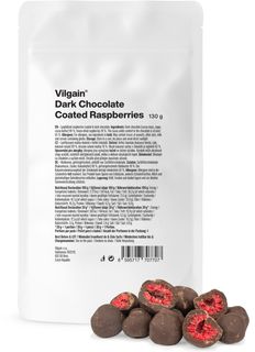 Vilgain Gefriergetrocknete Himbeeren in dunkler Schokolade