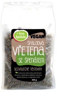 Green Apotheke Vřetena špaldová celozrnná se špenátem