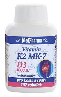 MedPharma Vitamín K2 MK-7 + D3
