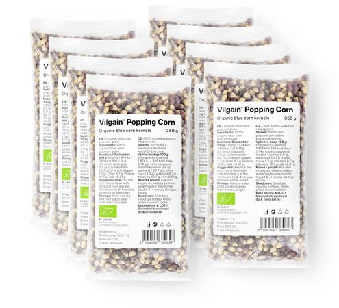 thumbnail image 2 of 50 Blue Popcorn Kernels - Blue & White Popcorn Seeds - Zea Mays By Seedville USA 2 of 5