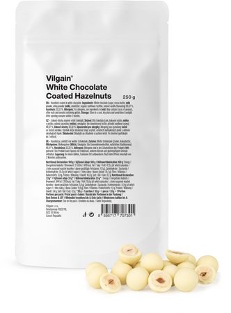 Vilgain Haselnüsse in weißer Schokolade