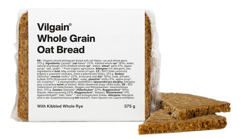 Vilgain Organic Whole Grain Oat Bread