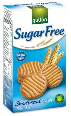Gullón Shortbread sušenky, bez cukru, se sladidly