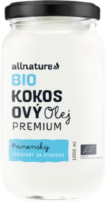 Allnature Premium kokosový olej BIO