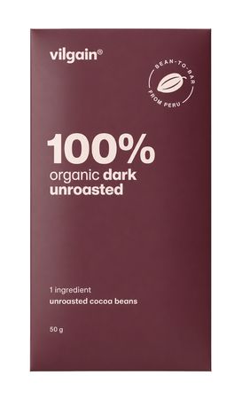 Zartbitter‑Kakaotafel aus ungeröstetem Kakao BIO