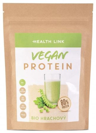 Health Link Vegán hrachový proteín 80 % BIO