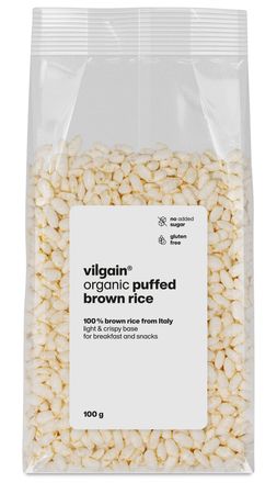 Vilgain Pufovaná celozrnná rýže BIO